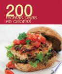 Libro 200 recetas bajas en calorías