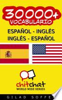 Libro 30000+ Español - Inglés Inglés - Español Vocabulario