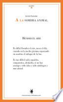 Libro A la sombra animal