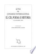 Actas del Congreso Internacional El Cid, Poema e Historia