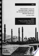 Actas Del V Congreso Internacional de Arqueología Del Oriente Próximo Antiguo