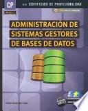 Libro Administración de Sistemas Gestores de BBDD (MF0224_3)