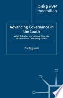 Libro Advancing Governance in the South