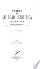 Libro Anales de la Sociedad Científica Argentina