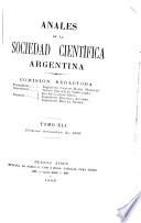 Libro Anales de la Sociedad Científica Argentina