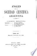 Libro Anales de la Sociedad Científica Argentina