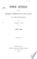 Libro Anales de la Sociedad Científica Argentina