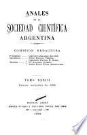 Libro Anales de la Sociedad Científica Argentina