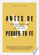 Libro Antes de perder tu fe