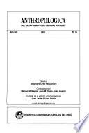 Anthropologica del Departamento de Ciencias Sociales