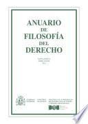 Anuario Filosofía del Derecho 2023, nueva época, tomo XXXIX