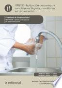 Libro Aplicación de normas y condiciones higiénico-sanitarias en restauración. HOTR0208