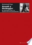 Libro Arendt y Heidegger