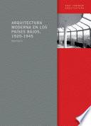 Libro Arquitectura moderna en los Países Bajos, 1920-1945