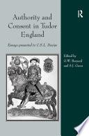 Libro Authority and Consent in Tudor England