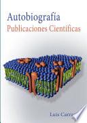 Libro Autobiografía. Publicaciones científicas