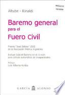 Baremo General Para El Fuero Civil - Con CD-ROM