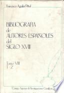 Bibliografia de autores españoles del siglo XVIII