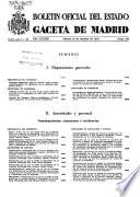 Boletâin oficial del estado: Gaceta de Madrid