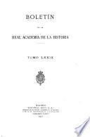 Libro Boletín de la Real Academia de la Historia