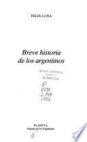 Libro Breve historia de los argentinos