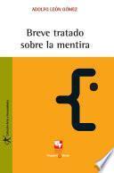 Libro Breve tratado sobre la mentira