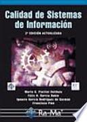Calidad de Sistemas de Información. 2a Edición