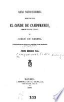 Cartas político-económicas escritas por el conde de Campomanes ... al conde de Lerena