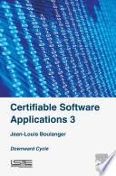 Libro Certifiable Software Applications 3