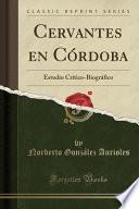 Libro Cervantes en Córdoba