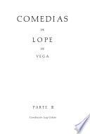 Libro Comedias de Lope de Vega