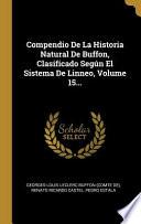 Libro Compendio De La Historia Natural De Buffon, Clasificado Según El Sistema De Linneo, |...