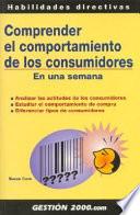 Libro Comprender el comportamiento de los consumidores