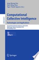 Libro Computational Collective Intelligence. Technologies and Applications