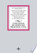 Libro Conceptos de Derecho procesal civil