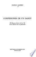 Libro Confesiones de un dandy