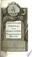 Constitución política de la monarquía española