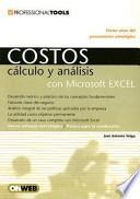 Costos Calculo Y Analisis Con Microsoft Excel