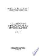Cuadernos de filología clásica