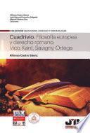 Cuadrivio Filosofía europea y derecho romano