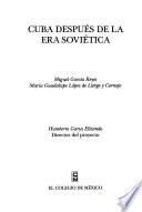 Libro Cuba después de la era soviética