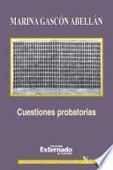 Libro Cuestiones probatorias