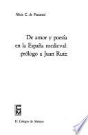 De amor y poesía en la España medieval