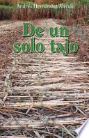 Libro DE UN SOLO TAJO