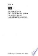 Decretos leyes dictados por la Junta de Gobierno de la República de Chile