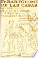 Libro Del único modo de atraer a todos los pueblos a la verdadera religión