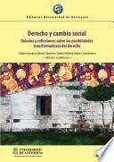Libro Derecho y cambio social