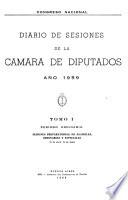 Diario de sesiones de la Cámara de Diputados