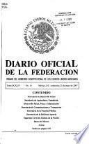 Diario oficial de la federación