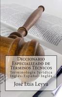 Libro Diccionario Especializado de Términos Técnicos